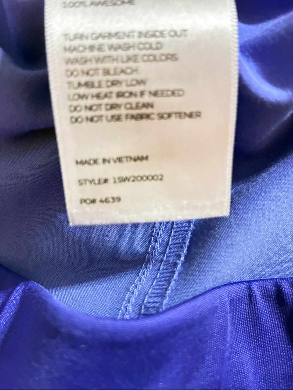 Figs blueberry scrub set size 3XL - Picture 6 of 6